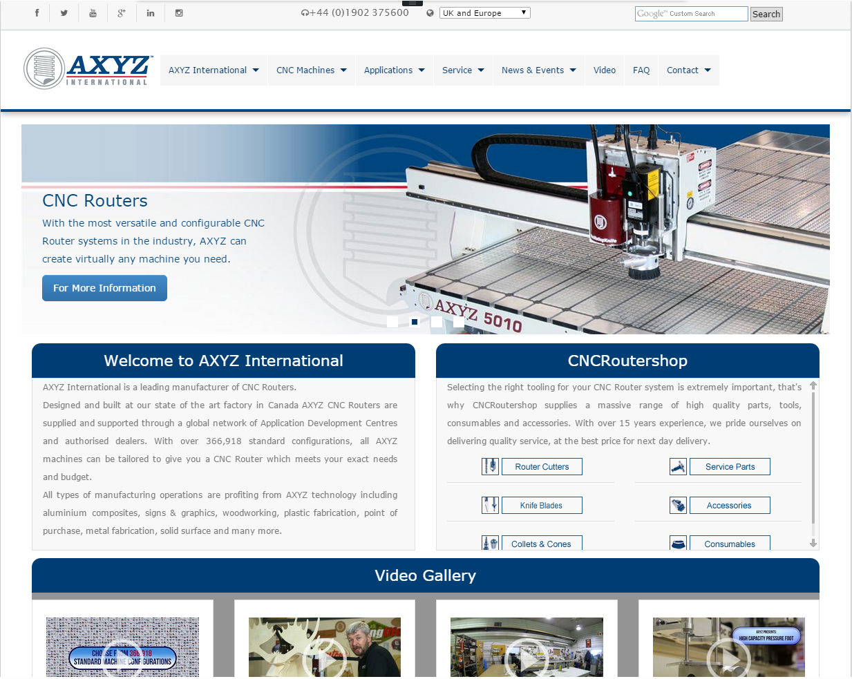 cleartarn website - AXYZ International CNC Router Systems